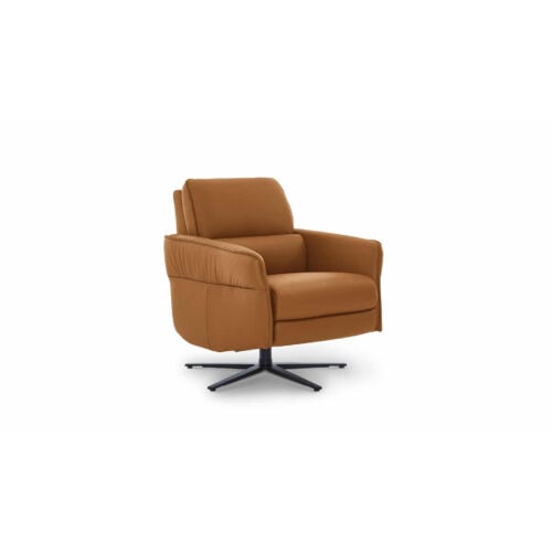 Aura Recliner in Long Life Cognac Leather