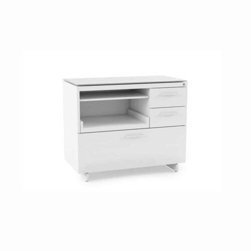 centro office 6417 BDI multifunction cabinet white 1