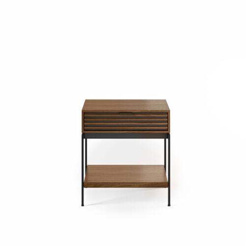 Cora End Table - Natural Walnut