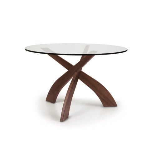 Entwine Dining Table 48" Round in Walnut