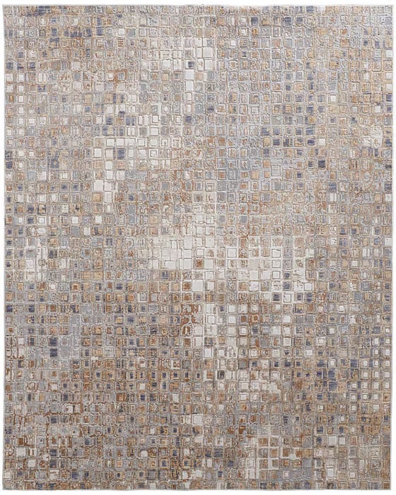 39G0F Beige/Gray Rug