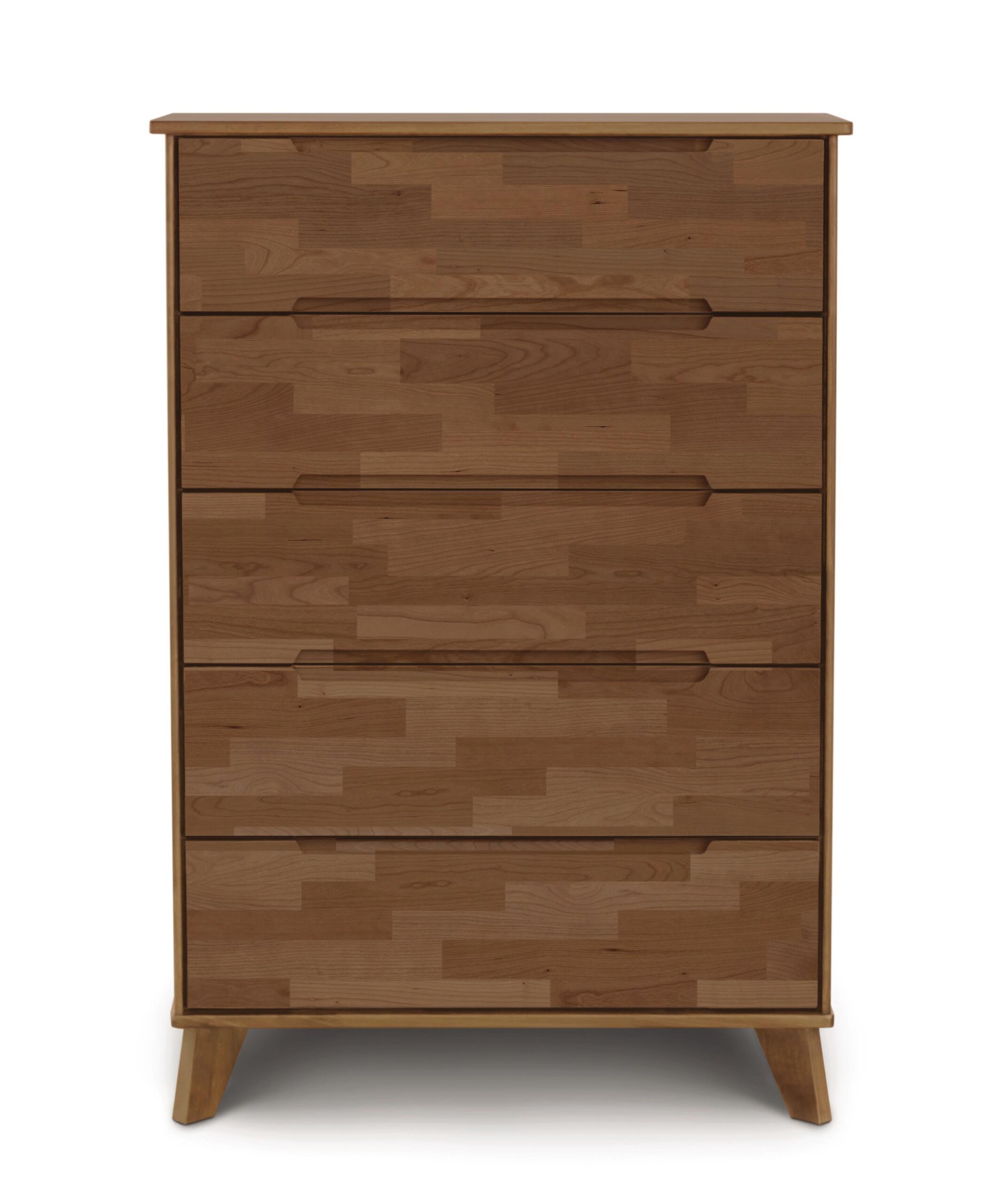 Linn 5 Drawer in Saddle Cherry