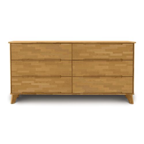 Linn 6 Drawer Dresser in Natural Cherry