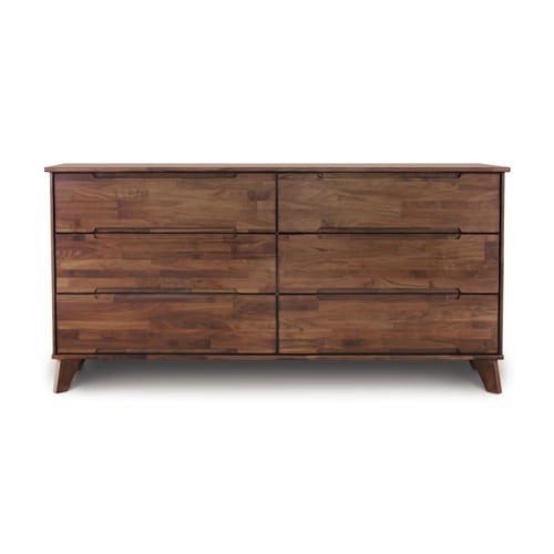 Linn 6 Drawer Dresser in Walnut