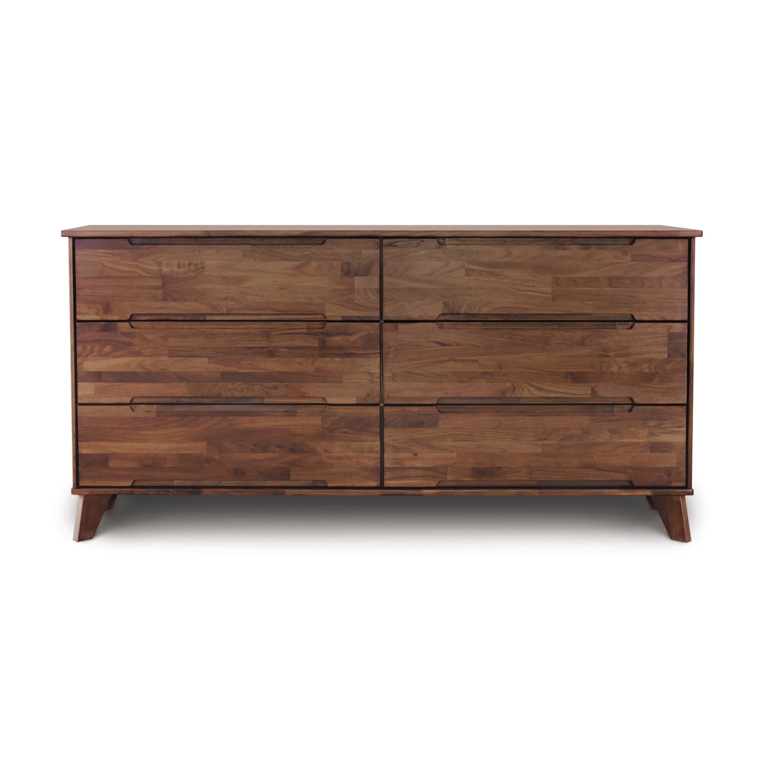 Linn 6 Drawer Dresser in Walnut