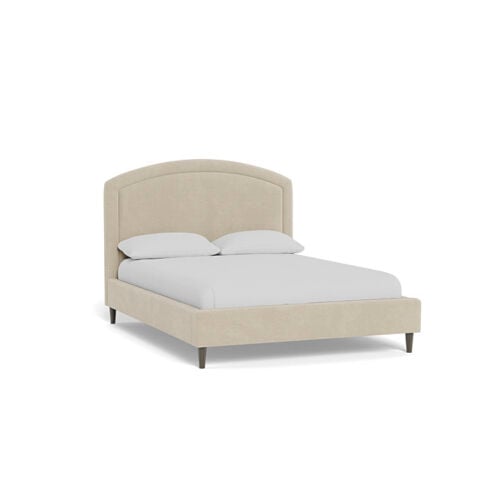 Lurre Queen Bed in Padova Natural Fabric