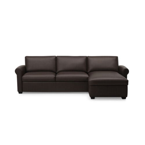 Madison Roll Arm Sleeper Sofa /Chaise Front View