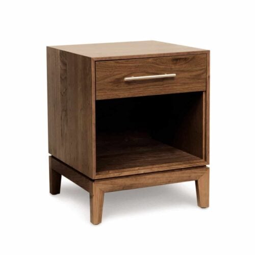 Mansfield 1 Drawer night stand in Walnut by Copeland