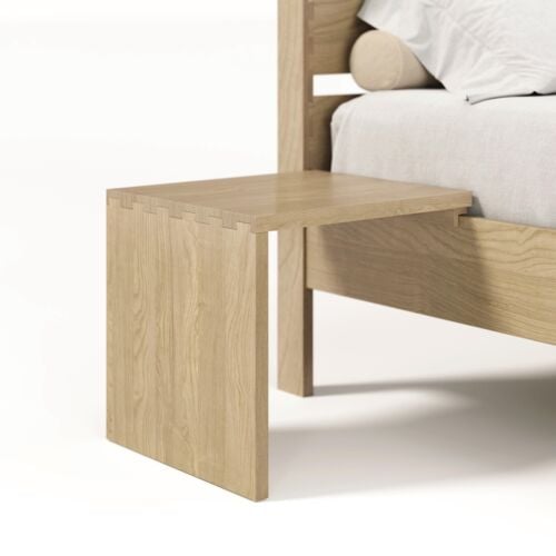 Oslo Night shelf in Bright Oak Finish