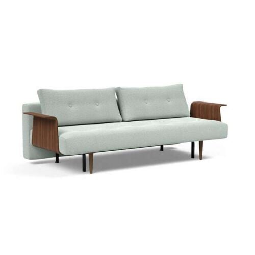 Recast Sofa with Arms in Soft Pacific Pearl fabric