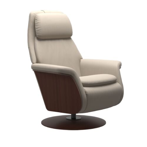 Sam Recliner in Paloma Fog Leather
