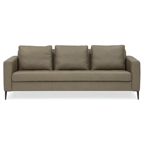 Sherbrook Sofa Head On View in Leather