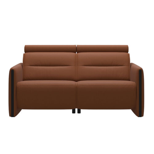 Stressless Emily Love Seat in Paloma New Cognac